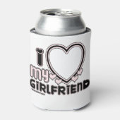 ブラックi love 1 缶クーラー (缶正面)