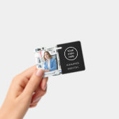 ブラックIDカード会社の従業員バッジモダン バッジ (Handheld)