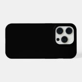  ブラックiPhoneケース  iPhoneケース (裏面横)