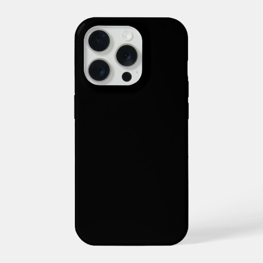  ブラックiPhoneケース  iPhoneケース (裏面)