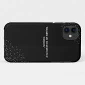 ブラックiPhone 11 カバー (裏面(横))