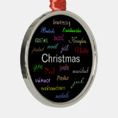 ブラックIVメタルオルナムで世界中のクリスマス メタルオーナメント (右)