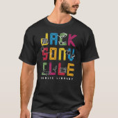ブラックJPL Tシャツ (正面)