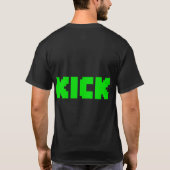 ブラックKICKロゴTシャツ Tシャツ (裏面)
