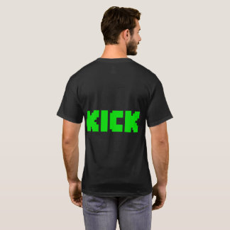 ブラックKICKロゴTシャツ Tシャツ