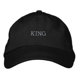 ブラックKING オーダーネーム 調整可能 ハット 大胆 プレミアム
