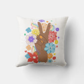 ブラックLGBTQプライド クッション (裏面)