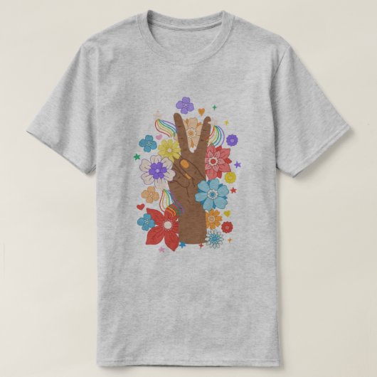 ブラックLGBTQプライドTシャツ Tシャツ (デザイン正面)