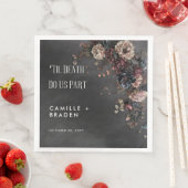 ブラックMoody Gothicの花とミスト結婚ーズ (インサイチュ)