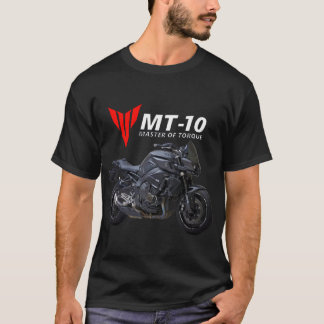 ブラックMt-10バイク Tシャツ