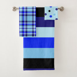 ブラック'n'ブルータオルセット2 バスタオルセット