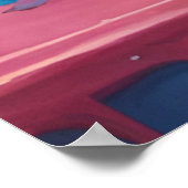 ブラックNブルードイツ羊飼い子犬Nミルクシェイク ポスター (角)