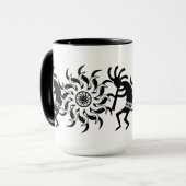 ブラックNホワイトサウスウェストココペリトバルサン マグカップ (正面左)