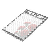 ブラックnホワイトフローラジンガム_症状トラッカー ノートパッド (アングル)