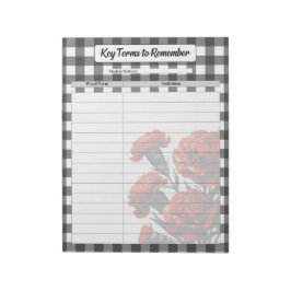 ブラックnホワイトフローラ_覚えておくべき鍵用語 ノートパッド