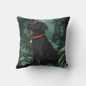 ブラックPLACOTED RETRIEVER MoJo枕 クッション (裏面)