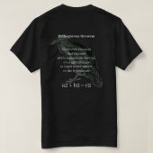 ブラックRavenベーシックDark Tシャツ (デザイン裏面)