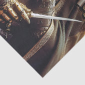 ブラックSCIフィデコパージュの服を着た女性戦士 薄葉紙 (詳細)