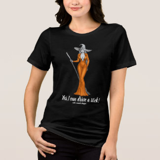 ブラックTシャツハロウィンウィッチかわいらしことわざ トライブレンドＴシャツ
