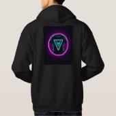 ブラックTシャツ パーカ (裏面)