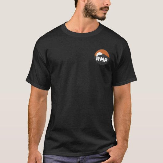 ブラックTシャツ – Mens Tシャツ (正面)