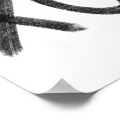 ブラックXO ポスター (角)