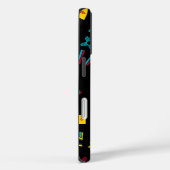 ブラックZIAコラージュiPhone 16保護ケースNM Case-Mate iPhoneケース (裏面 / 右)