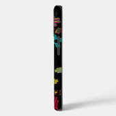 ブラックZIAコラージュiPhone 16保護ケースNM Case-Mate iPhoneケース (裏面 / 左)