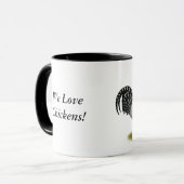 ブラッケル鶏 マグカップ (正面左)