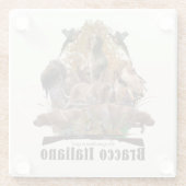 ブラッコイタリアノ ガラスコースター (裏面)
