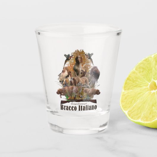 ブラッコイタリアノ ショットグラス (正面)