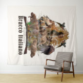 ブラッコイタリアノ タペストリー (インサイチュ(横))