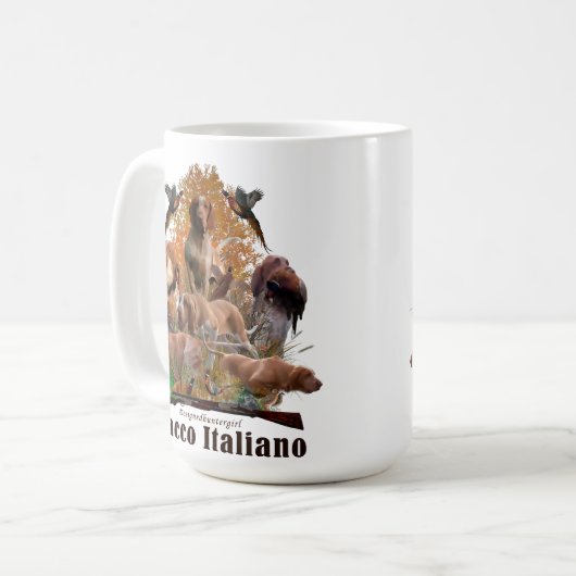 ブラッコイタリアーノ コーヒーマグカップ (正面左)