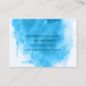 ブラッコンテンポラリード水色 名刺 (裏面)