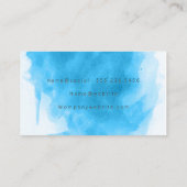 ブラッコンテンポラリード水色 名刺 (裏面)