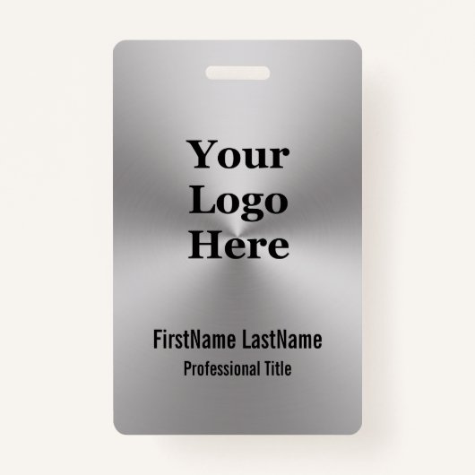 ブラッシモダンュメタルルッ企業のク名タグ バッジ (正面)