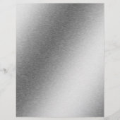 ブラッシュアルミニウムエフェクト凸形スクラップブック紙 (正面)