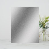 ブラッシュアルミニウムエフェクト凸形スクラップブック紙 (スタンド正面)