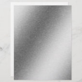 ブラッシュアルミニウムエフェクト凸形スクラップブック紙 (正面/裏面)