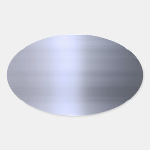 ブラッシュシルバーメタルテクスチャ 楕円形シール