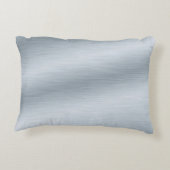 ブラッシュシルバールックバックグラウンドアート アクセントクッション (裏面)