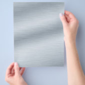 ブラッシュシルバールックバックグラウンドアート チラシ (手)