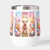 ブラッシュストよくはしゃぐローイースターカウワインタンブラー (背面)