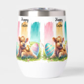 ブラッシュストカラフルローイースターカウワインタンブラー (正面)