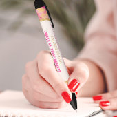 ブラッシュストッモダンクの金ゴールドシックなビジネス 黒ボールペン