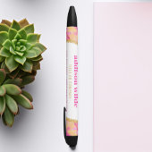 ブラッシュストッモダンクの金ゴールドシックなビジネス 黒ボールペン