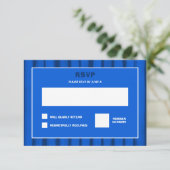 ブラッシュストロストライプークブルーカスタムバーバルミツワー 出欠カード (スタンド正面)