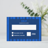 ブラッシュストロストライプークブルーカスタムバーバルミツワー 出欠カード (スタンド正面)