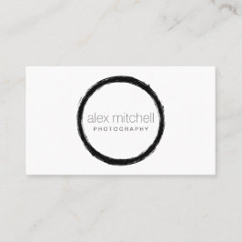 ブラッシュストロミニマルークのサークルの写真家 名刺