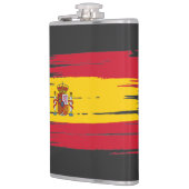 ブラッシュストロークスペイン国旗 フラスク (左)
